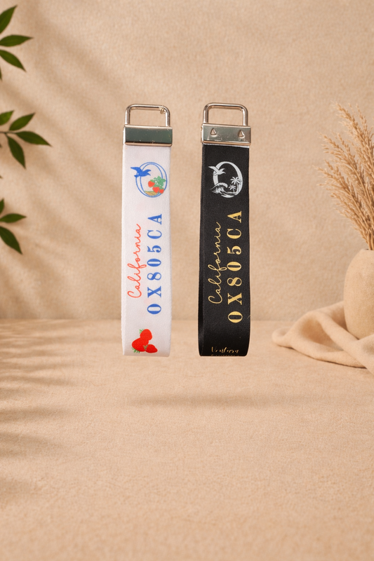 Custom Oxnard 805 Wristlet Keychains